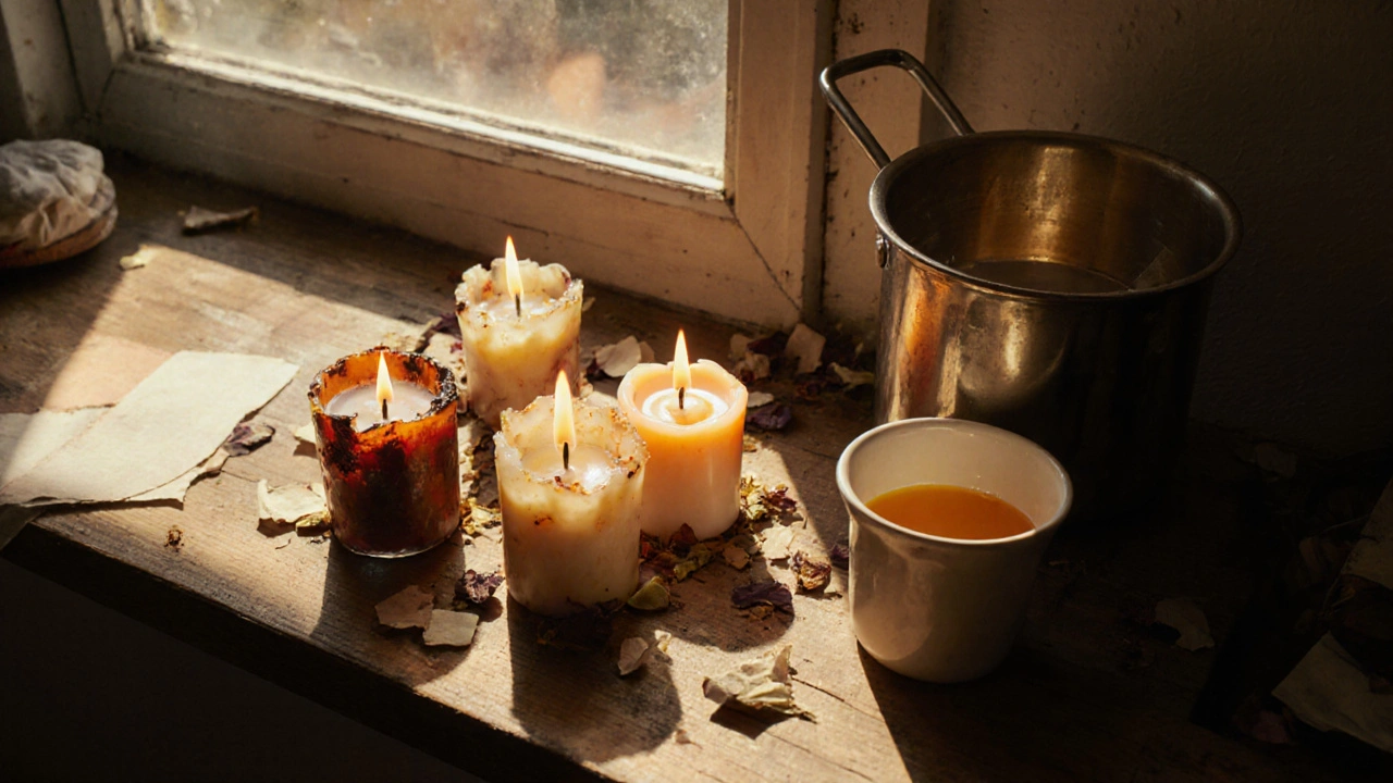 Co se děje s starými svíčkami? Jak je správně využít a nevyhodit