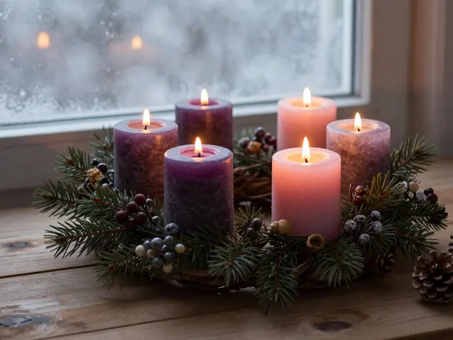 Jakou barvu mají mít svíčky na adventní venčí? Přírodní barvy a jejich význam